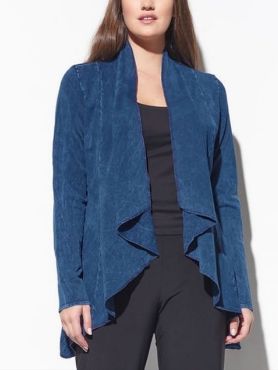 Testimony Los Angeles Jackets & Blazers - Testimony Los Angeles Women’s Blue Victorian Jacket